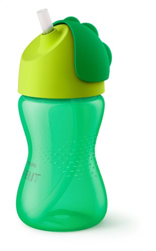Philips Avent Κύπελλο Πλαστικό Με Καλαμάκι 300ml 12m+ SCF798/01 Πράσινο