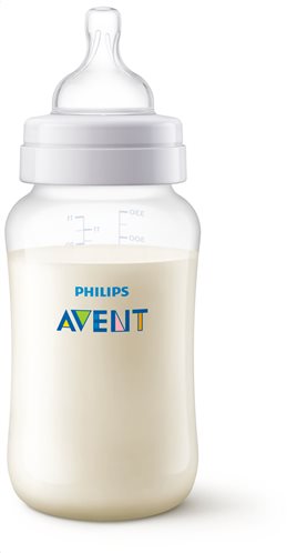 Philips Avent Μπιμπερό Πλαστικό Anti Colic με Θηλή Σιλικόνης Μέτριας Ροής 3m+ 330ml Κατάλληλο για Κολικούς SCF816/17