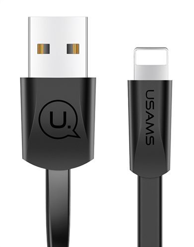 USAMS Καλώδιο USB σε Lightning US-SJ199 1.2m Μαύρο