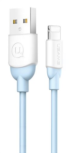 USAMS Καλώδιο USB σε Lightning US-SJ245 Ice-Cream 1m μπλε