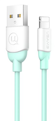 USAMS Καλώδιο USB σε Lightning US-SJ245 Ice-Cream 1m πράσινο