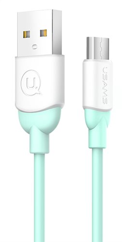 USAMS Καλώδιο USB σε Micro USB US-SJ247 Ice-Cream 1m πράσινο