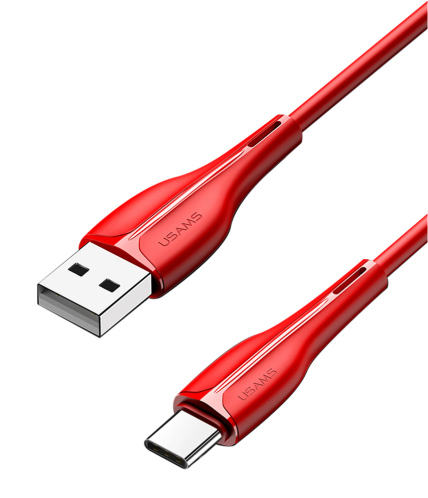 USAMS καλώδιο USB-C σε USB US-SJ372 2A 1m κόκκινο