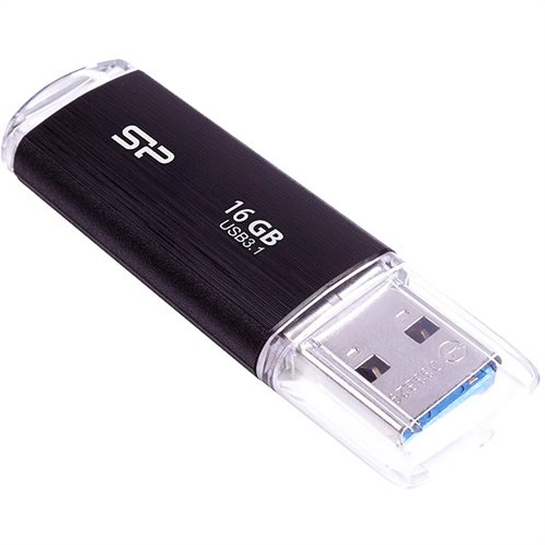 Silicon Power USB Flash Drive Blaze B02 16GB USB 3.1 Black
