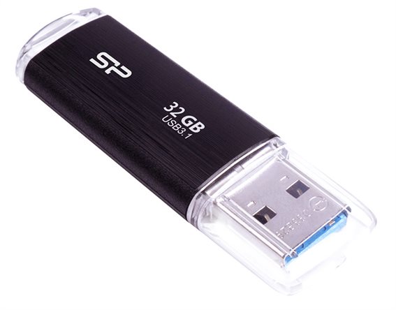 SIlicon Power USB Flash Drive Blaze B02 32GB USB 3.1 Black