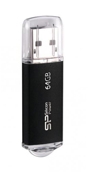 SILICON POWER USB Flash Drive Ultima II-I 64GB USB 2.0 μαύρο