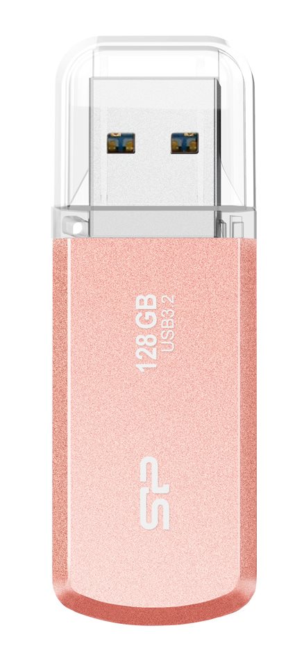 SILICON POWER USB Flash Drive Helios 202 128GB USB 3.2 ροζ χρυσό
