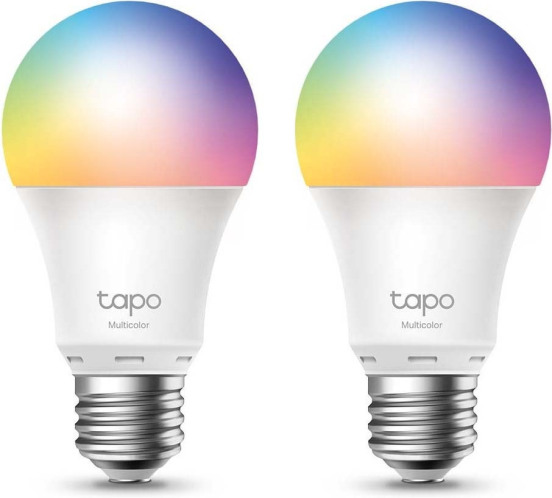 TP-LINK Tapo L530E Smart Λάμπες LED 8.7W για Ντουί E27 RGBW 806lm Dimmable v1 2τμχ