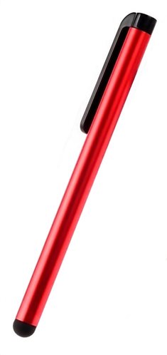 Powertech Μεταλλικό Στυλό Για Οθόνη Αφής Kόκκινο 10 Τεμάχια  TP-001R-10