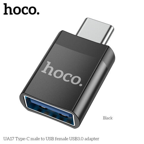 Hoco UA17 Μετατροπέας USB-C male σε USB-A female