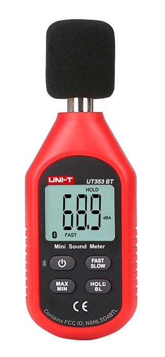 UNI-T ψηφιακό ντεσιμπελόμετρο UT353BT 30-130dB Bluetooth