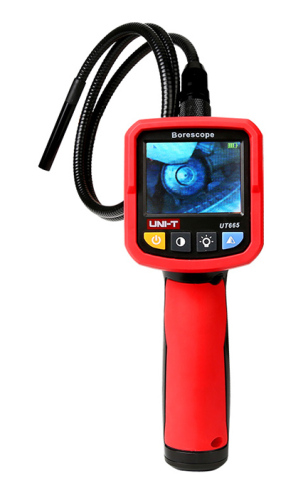 UNI-T ενδοσκοπική κάμερα UT665 με οθόνη απεικόνισης LED 1m IP67