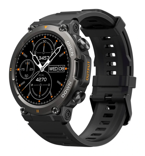 ZEBLAZE smartwatch Vibe 7 heart rate 1.39" IPS IP68 μαύρο
