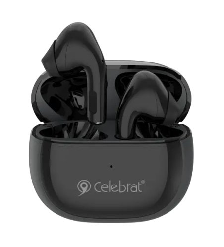 CELEBRAT earphones με θήκη φόρτισης W31 True Wireless μαύρα