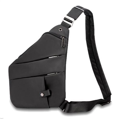 ARCTIC HUNTER τσάντα crossbody XB00041-BK αδιάβροχη μαύρη