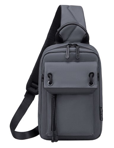 ARCTIC HUNTER τσάντα Crossbody XB00526 με θήκη tablet 3L γκρι