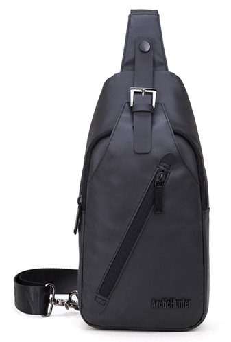 ARCTIC HUNTER τσάντα Crossbody XB13006-BK αδιάβροχη μαύρη