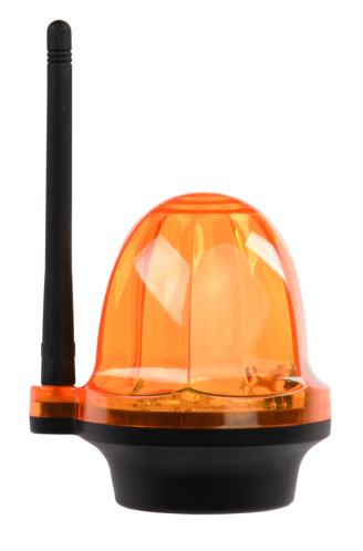 Φάρος για γκαραζόπορτες YET6139 με κίτρινο LED φως 12V 7x8x11cm