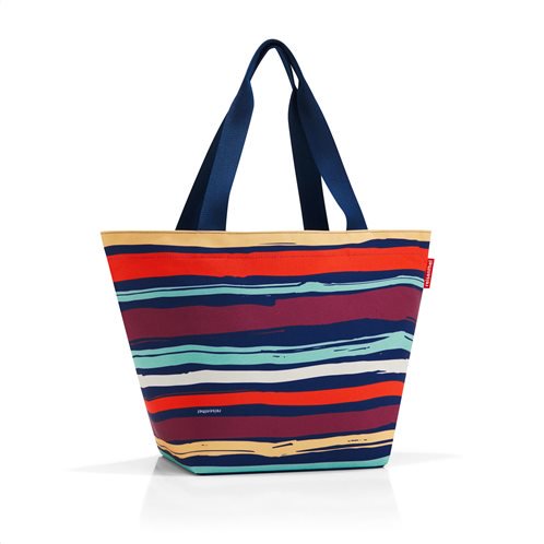 Reisenthel τσάντα ώμου σειρά Shopper M Artist Stripes