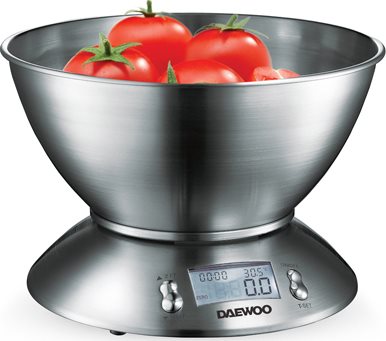 DAEWOO Ζυγαρία Κουζίνας Ψηφιακή DL-8258 Inox