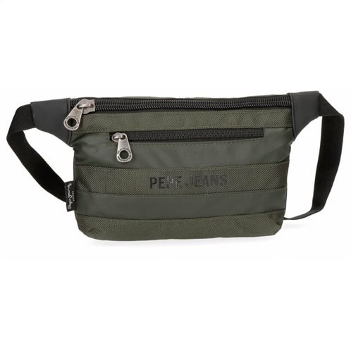 Pepe Jeans Ανδρικό τσαντάκι μέσης 15x23x2cm Bromley Verde