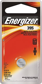 Energizer Μπαταρία Ρολογιών SR57 1.55V Silver Oxide 395/399 1τμχ