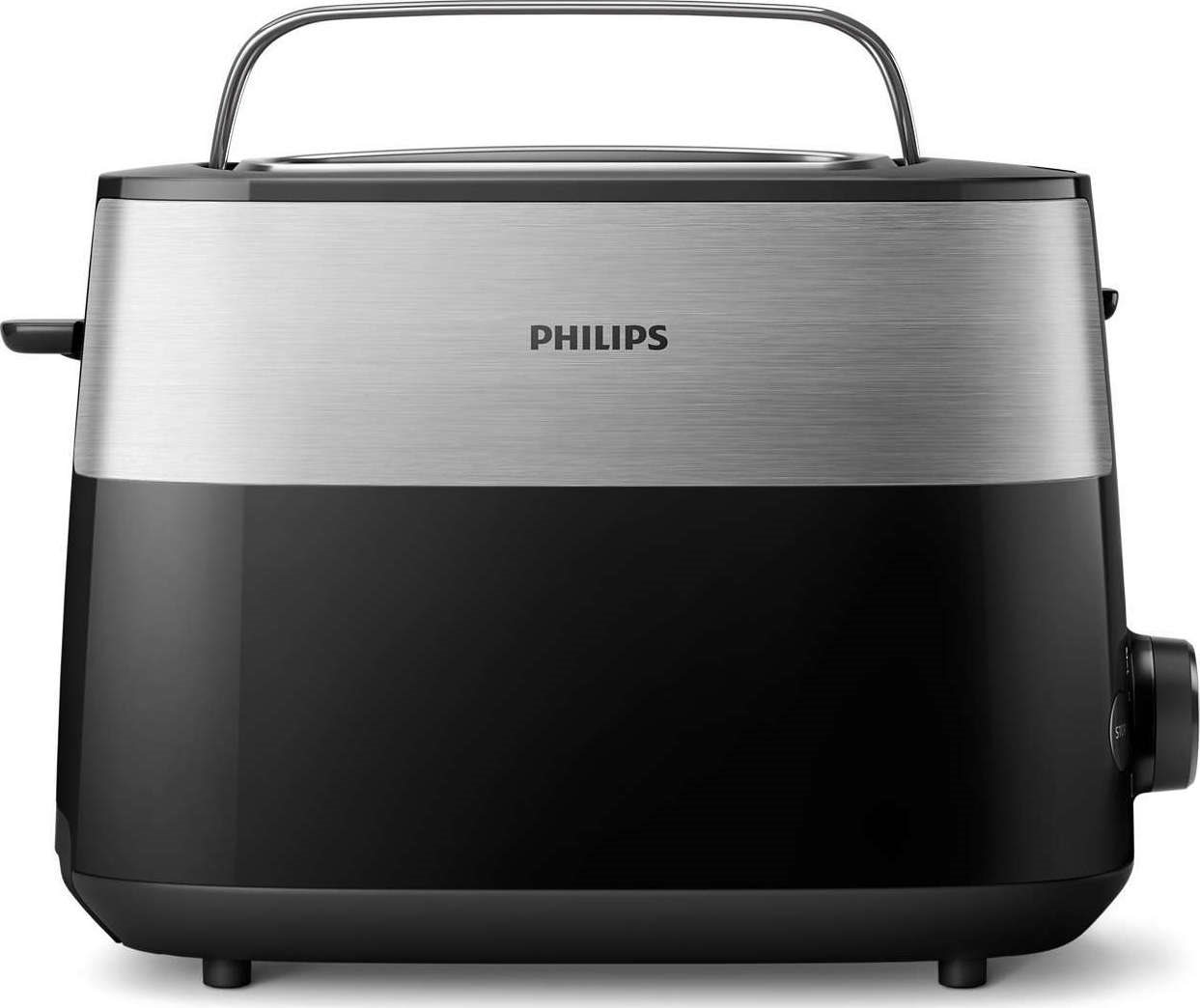Philips Φρυγανιέρα 2 Θέσεων 830W HD2516/90 Μαύρη