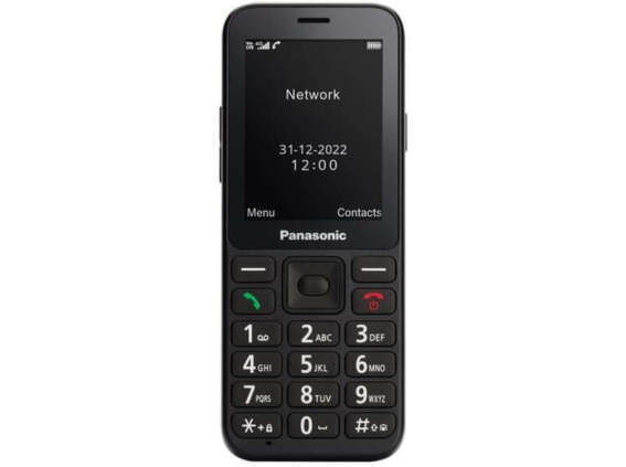 Panasonic Dual SIM Κινητό με Μεγάλα Κουμπιά KX-TU250EXB Μαύρο