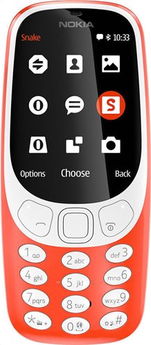 Nokia Κινητό Τηλέφωνο 3310 DS Warm Red