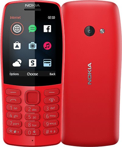 Nokia Κινητό Τηλέφωνο 210 DS Red