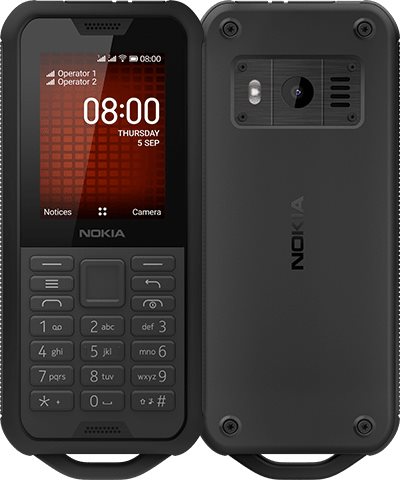 Nokia Κινητό Τηλέφωνο 800 Tough DS Black