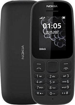 Nokia Κινητό Τηλέφωνο 105 2019 DS Black