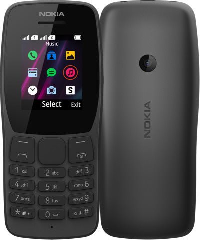 Nokia Κινητό Τηλέφωνο 110 DS Black