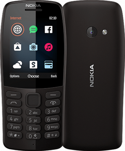 Nokia Κινητό Τηλέφωνο 210 DS Black