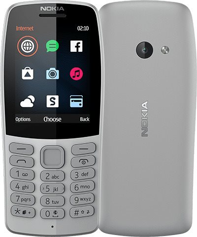 Nokia Κινητό Τηλέφωνο 210 DS Grey