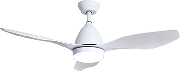 Primo Ανεμιστήρας Οροφής LED 48'' 120εκ 3 Φτερά 1 Φως Με Τηλεχειρισμό PRCF-80436 Λευκός
