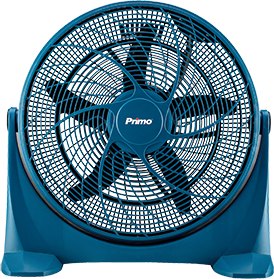 Primo Ανεμιστήρας Box Fan 80W με Τηλεχειριστήριο και Διάμετρο 50cm 800454 Μπλε