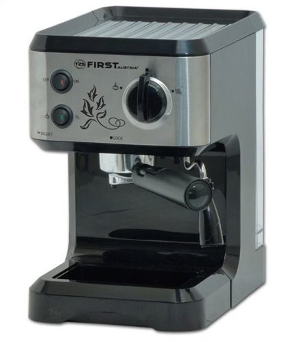 First Austria Μηχανή Espresso 1050W Πίεσης 15bar FA5476-1 με δοχείο 1.25lt