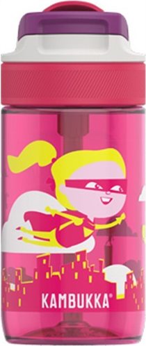 Kambukka Πλαστικό Παγούρι με Καλαμάκι Lagoon Supergirl 0.4lt BPA Free