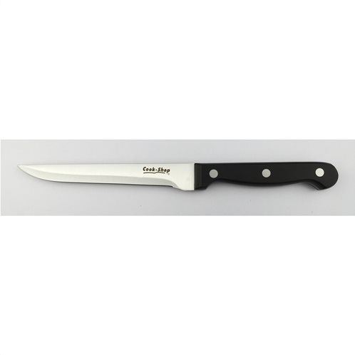 Cook-Shop Μαχαίρι Ξεκοκαλίσματος με Μαύρη Λαβή και Ανοξείδωτη Λεπίδα 15cm