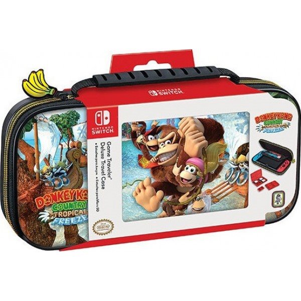 NSW NACON OFFICIAL SWITCH TRAVEL CASE "DONKEY KONG COUNTRY TROPICAL"