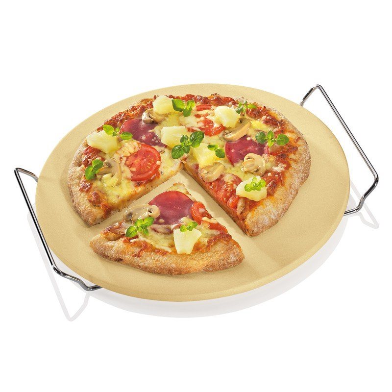 Kuchenprofi Πλάκα Ψησίματος για Πίτσα με Βάση & Χερούλι Φ30cm