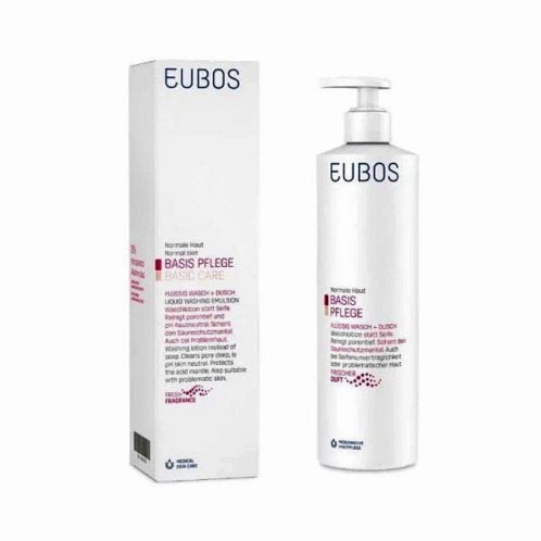 Eubos Basic Care Red Υγρό Καθαρισμού για το Πρόσωπο & το Σώμα 400ml