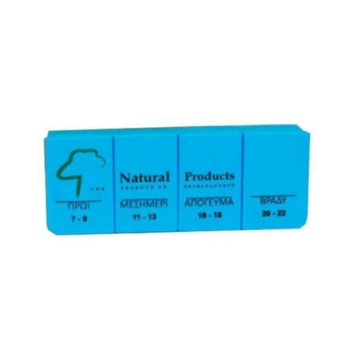 Natural Products Ημερήσια Θήκη Χαπιών με 4 Θέσεις