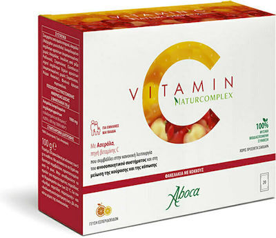 Aboca Vitamin C Naturcomplex Βιταμίνη για Ενέργεια & Ανοσοποιητικό Εσπεριδοειδή 20 φακελίσκοι