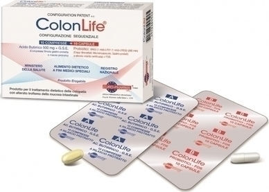 Bionat Colon Life για Παθήσεις του Παχέος Εντέρου 10 ταμπλέτες + 10 κάψουλες