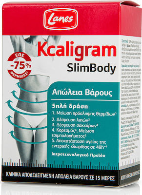 Lanes Kcaligram SlimBody Απώλεια Βάρους Συμπλήρωμα για Αδυνάτισμα 60 κάψουλες