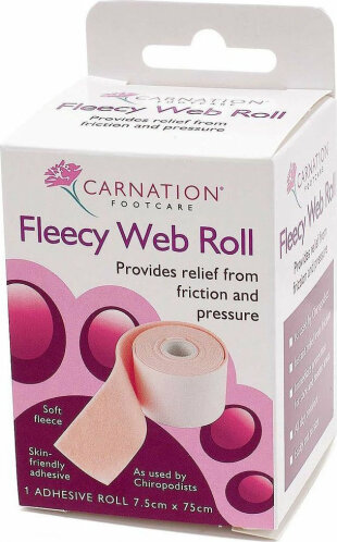 Carnation Fleecy Web Roll  Προστατευτική Ταινία για τα Πόδια 7.5cm x 75cm
