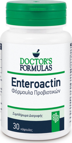 Doctor's Formulas Enteroactin Προβιοτικά 400mg 30 κάψουλες