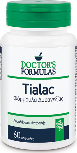 Doctor's Formulas Tialac για τη Δυσανεξία στη Λακτόζη 60 κάψουλες